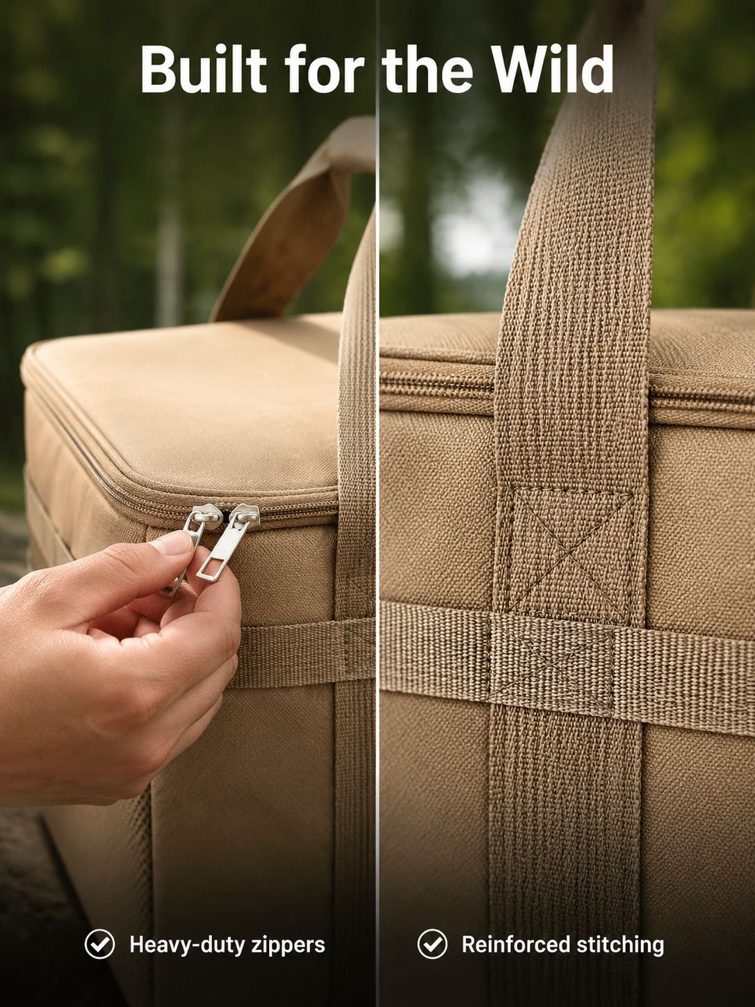 Multifunctional camping box with multiple compartments