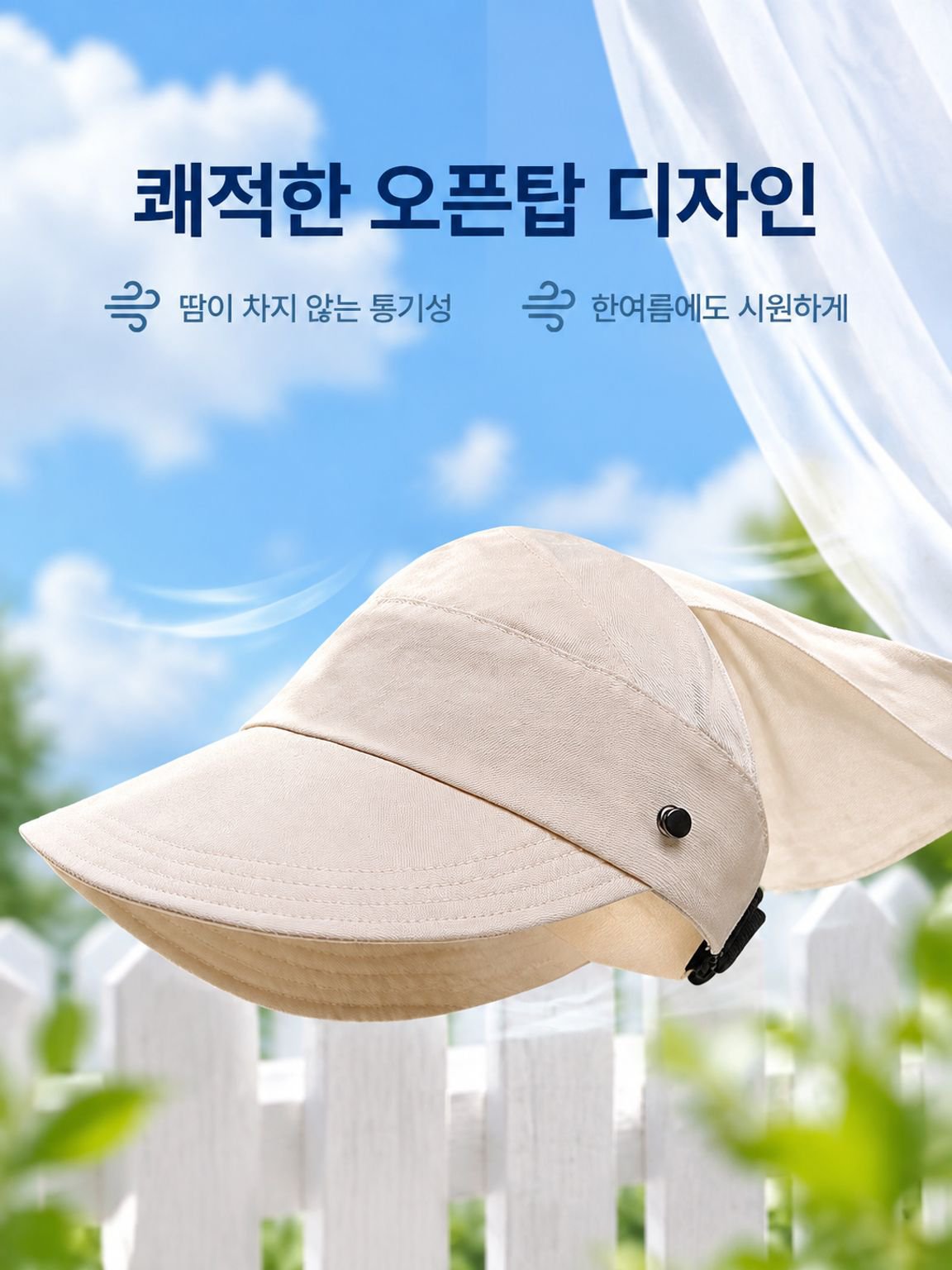 다기능 자외선 차단 썬캡 