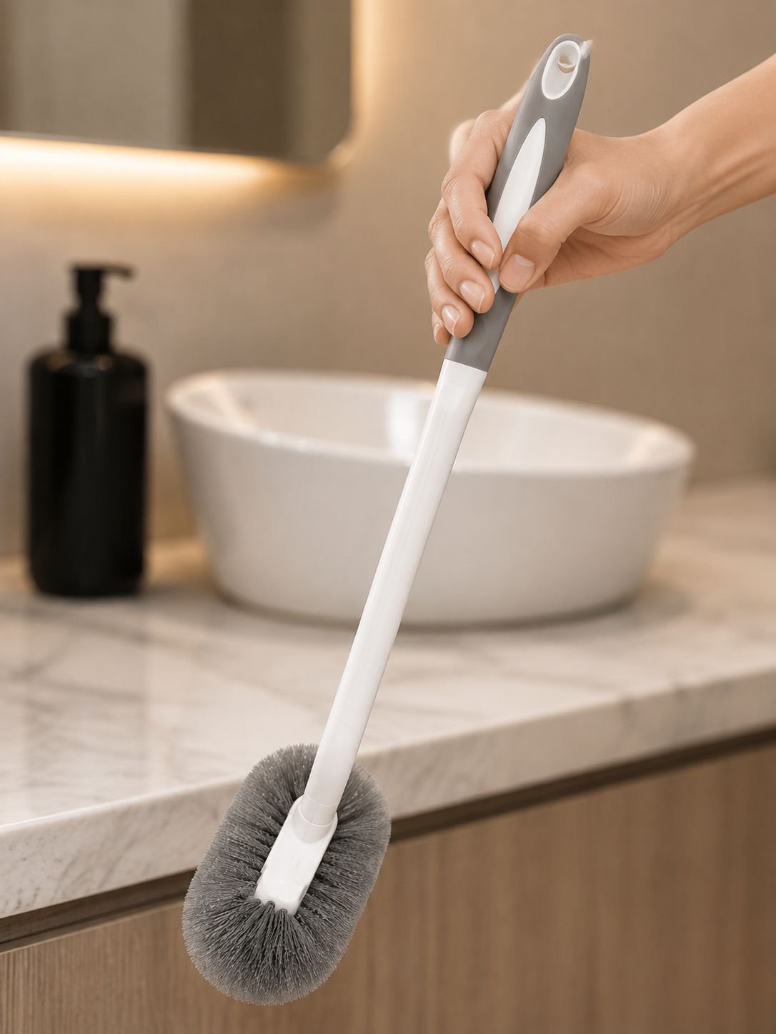 Multifunctional Wall-Mounted Toilet Brush