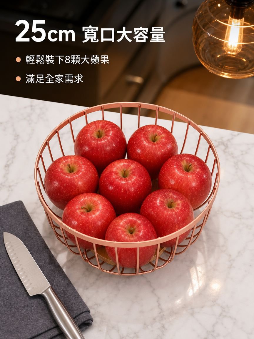 現代歐式簡約鐵藝點心糖果水果收納籃