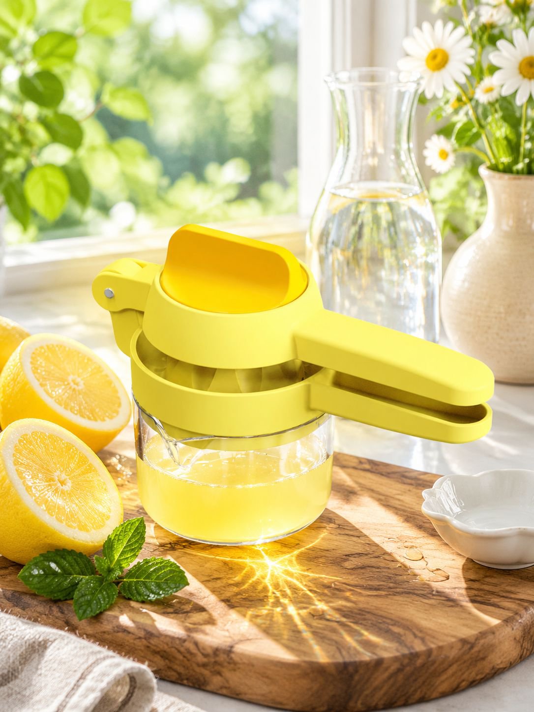 Pulp-Free Juice with Easy-to-Use Citrus Juicer
