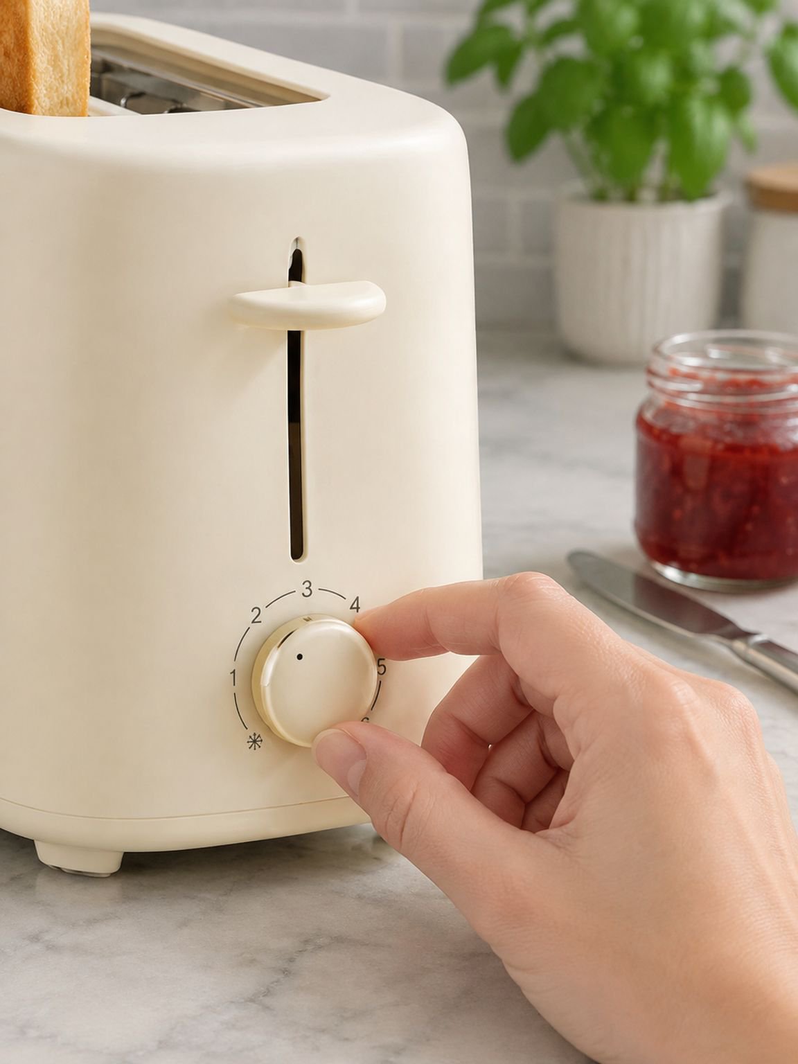 Leichter Toaster für die tägliche Frühstückszubereitung