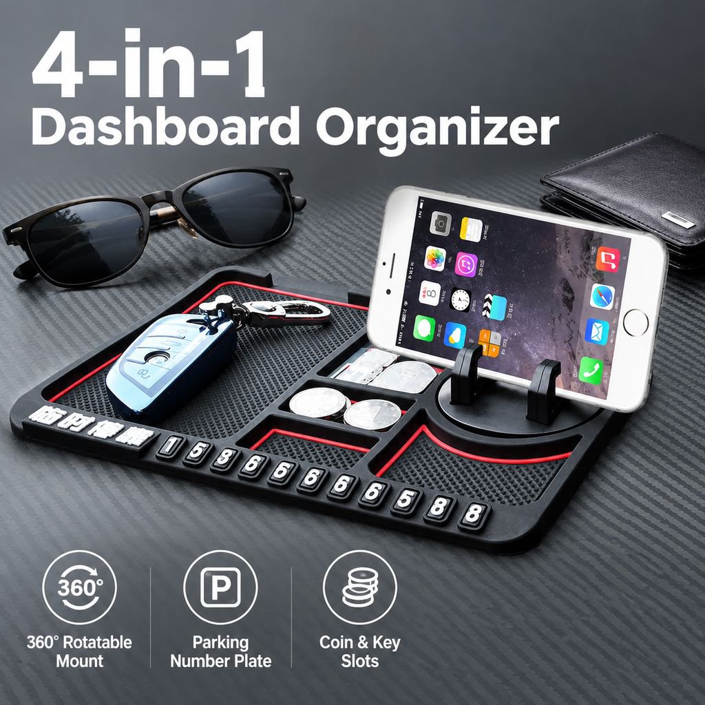 Mobile phone car bracket suction cup car supplies instrument panel car car fixed navigation 2024 new