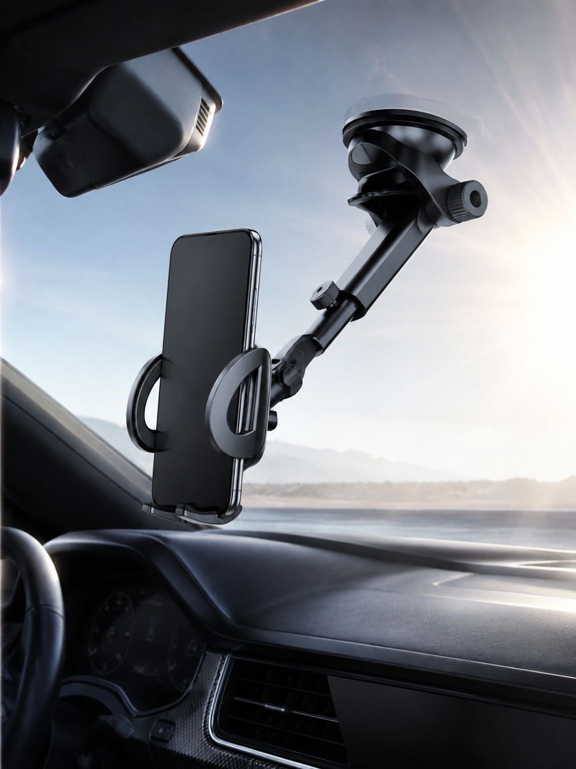 Support de téléphone de voiture, support de navigation télescopique, accessoire universel pour voitu