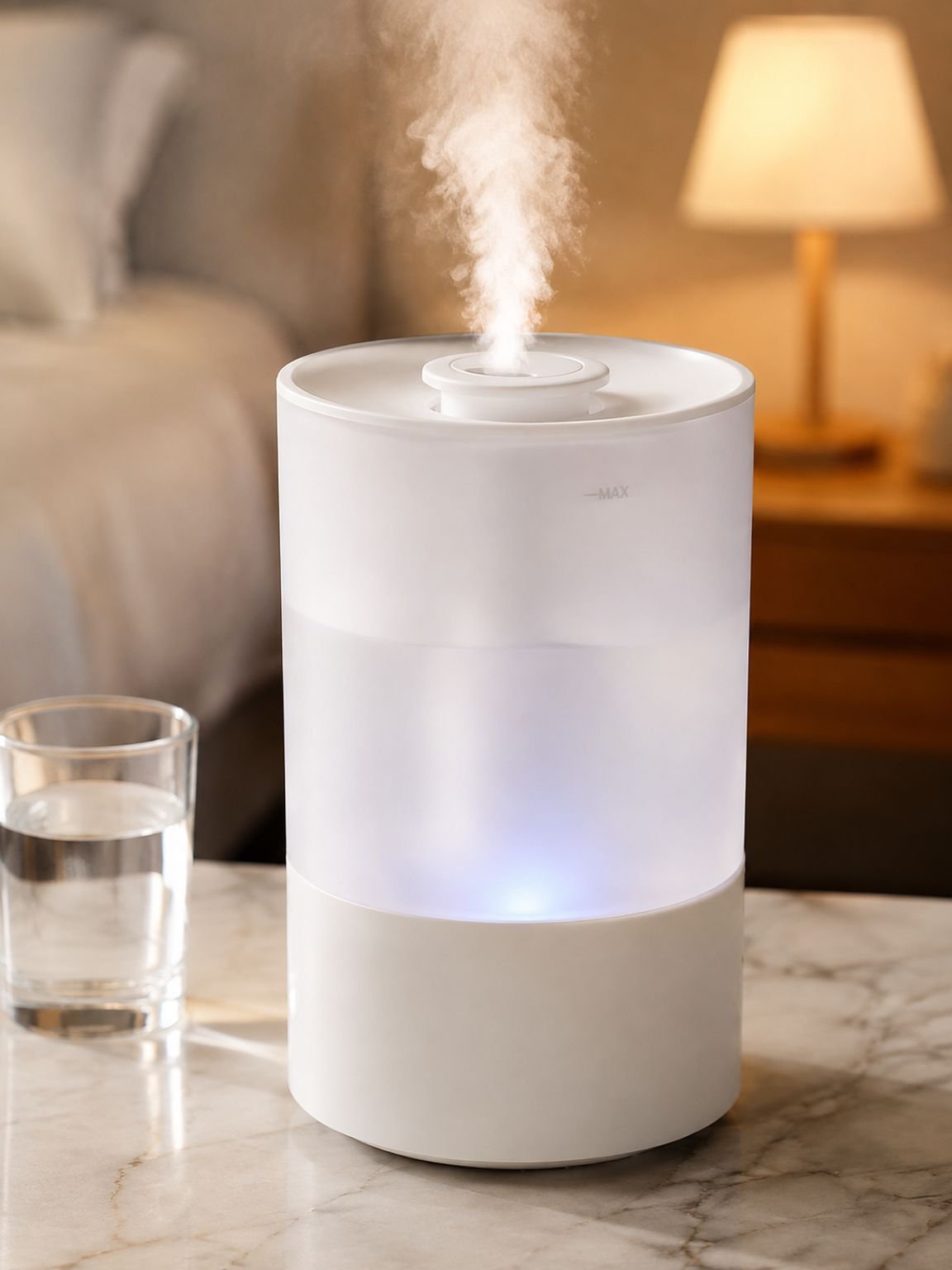 Aromaterapia y humidificación con diseño moderno