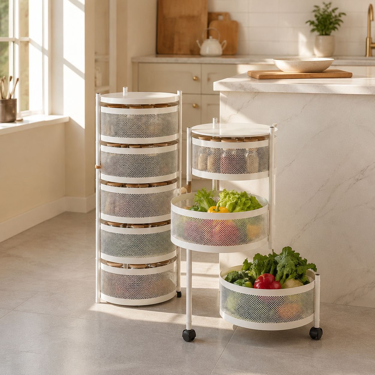 Mobile Multi-purpose Storage Shelf