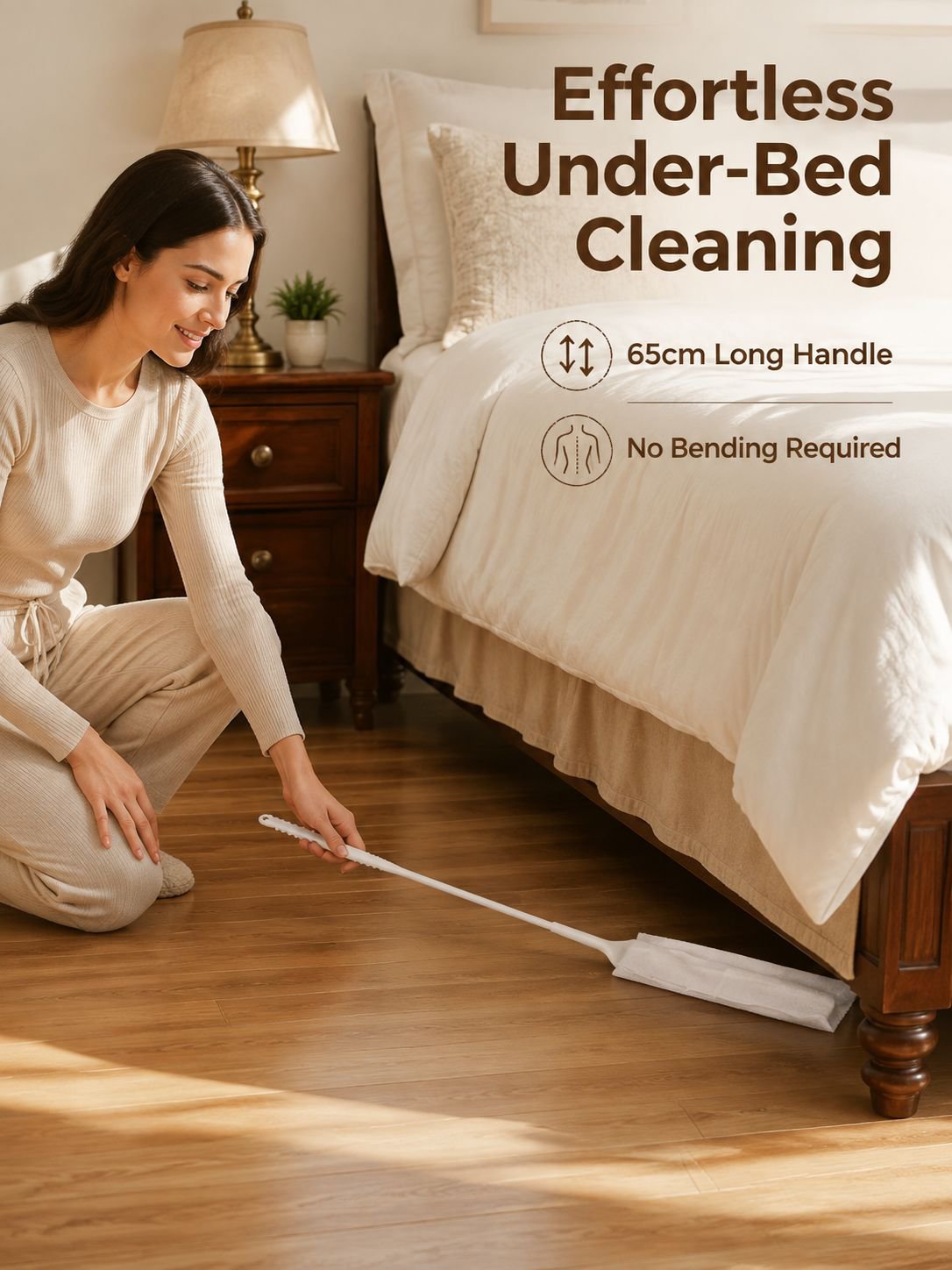 Bed crevice cleaning vacuum cleaner