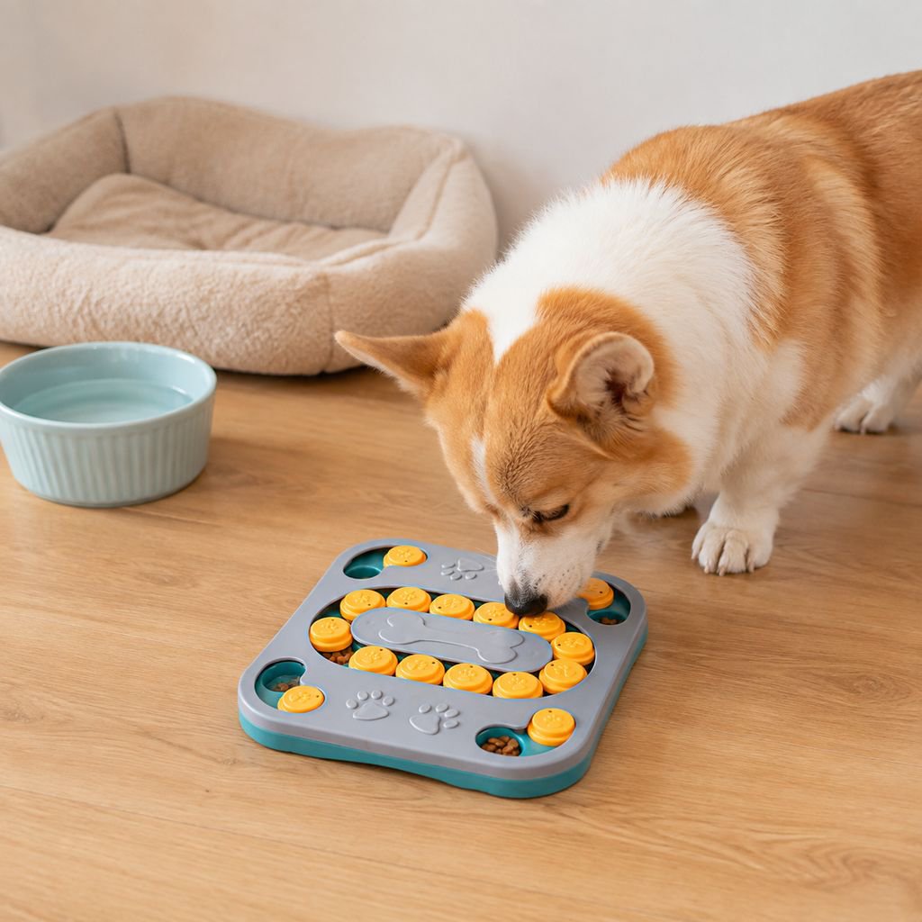 Haustier-Lernspielzeug, Slow-Food-Schüssel, Futternapf für Katzen und Hunde, Spielzeugbecken, Hundef