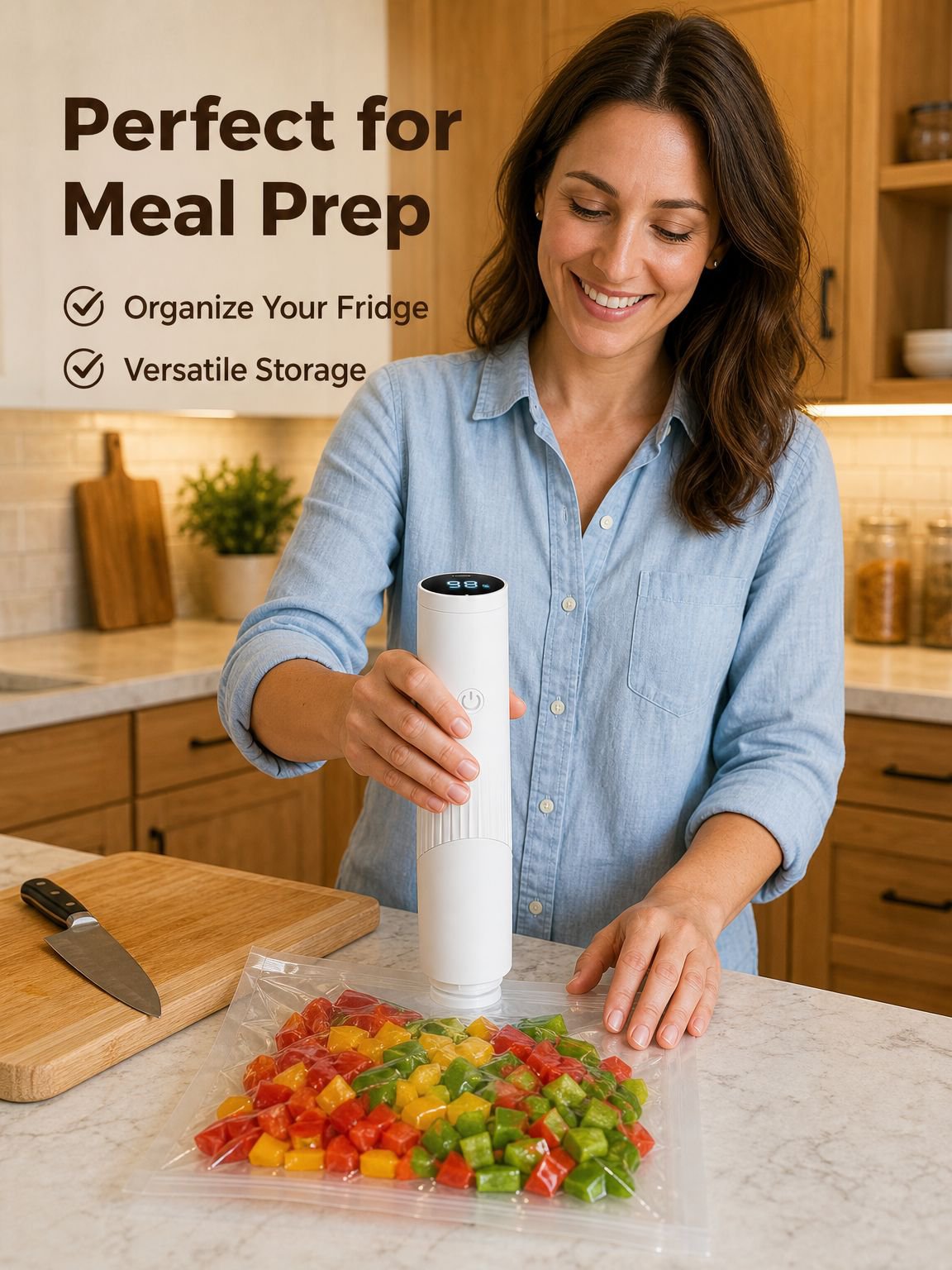 Portable JMY Electric Vacuum Pump for Food Preservation and Storage Bags