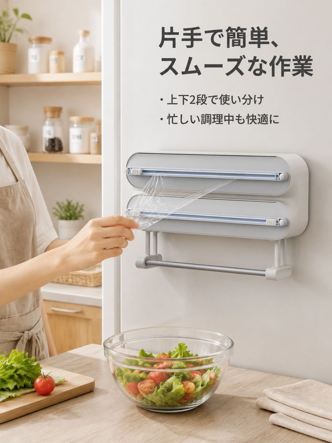 マグネット式ラップカッター