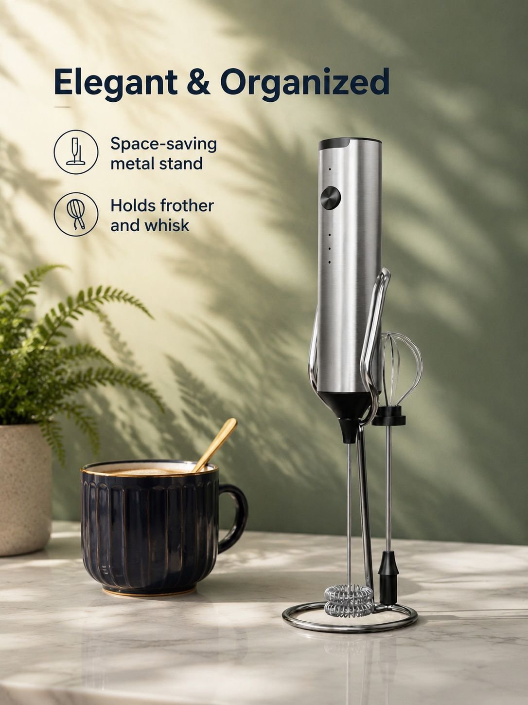 Portable DIY Smart Electric Milk Frother