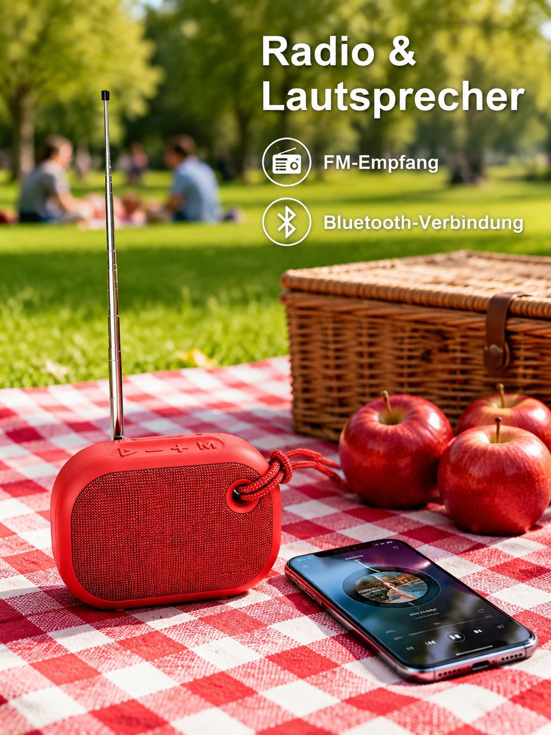 Kompaktes tragbares Radio-Lautsprecher