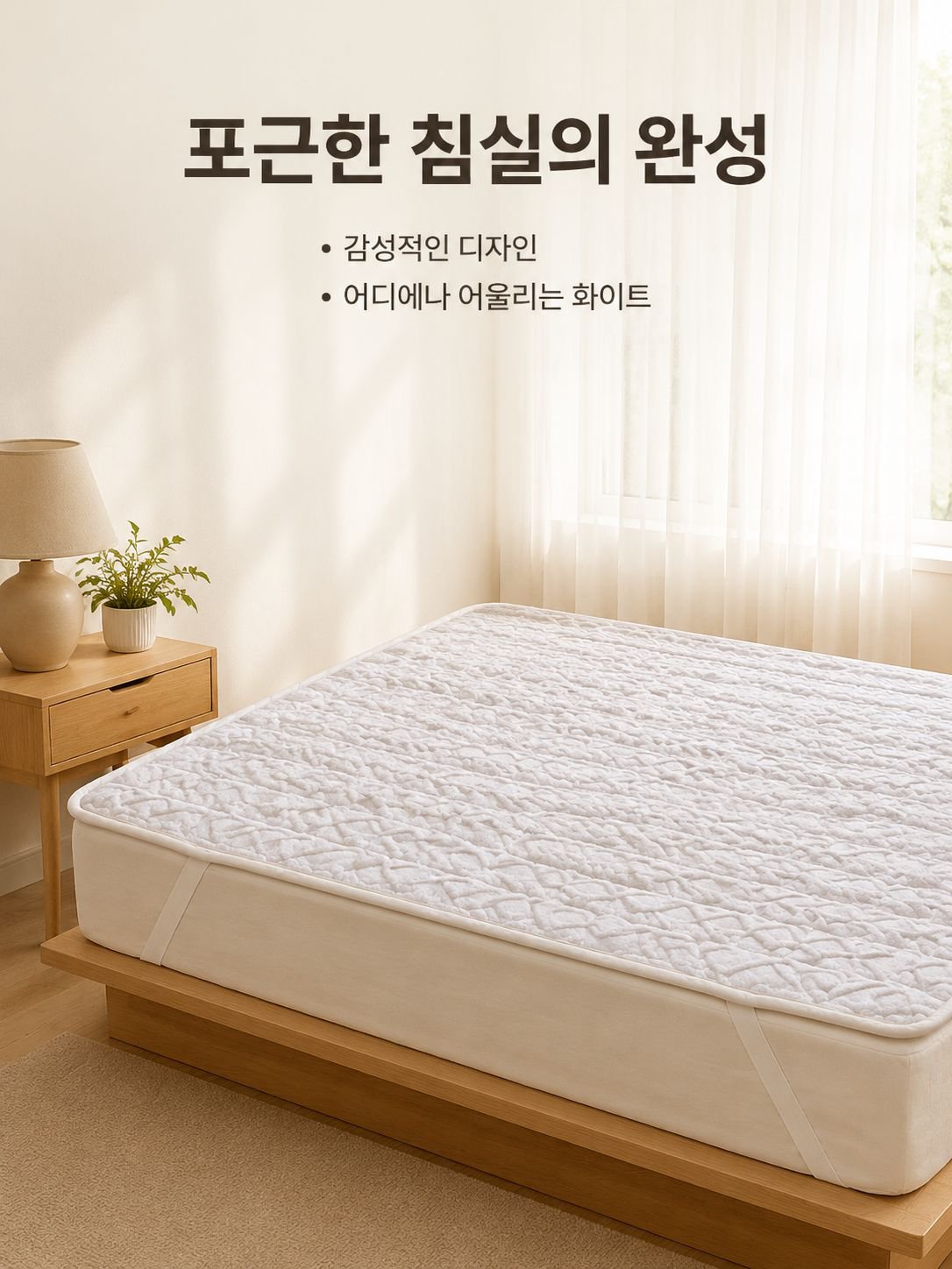 푹신푹신 매트리스 프로텍터