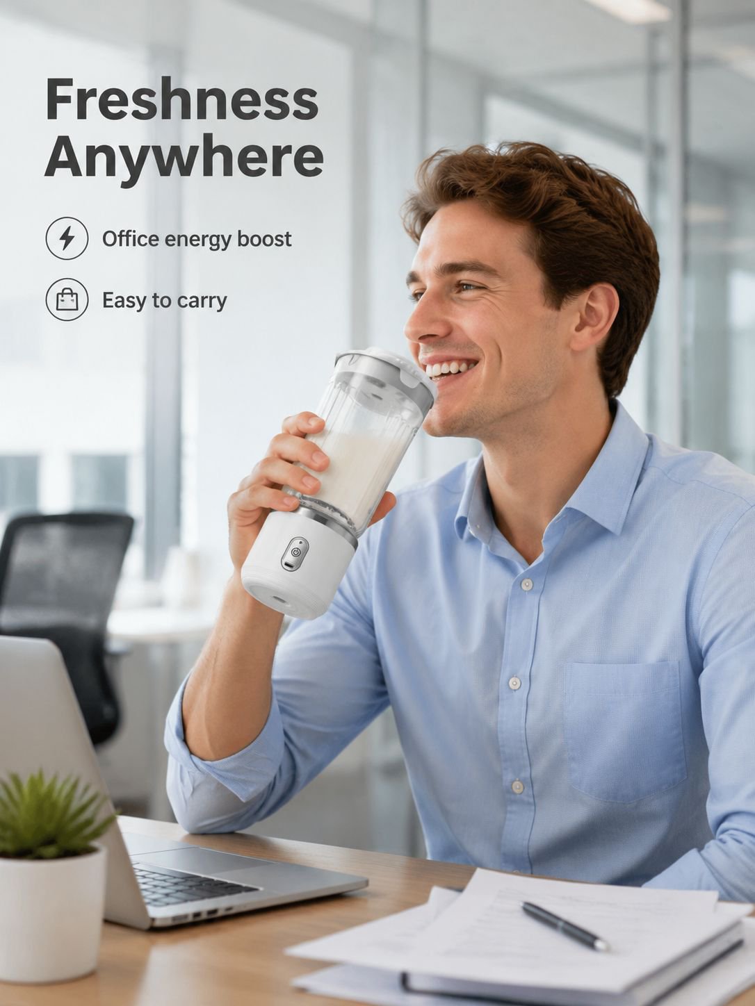 Electric juicer, small, multi-functional, portable juicer, high-speed blender