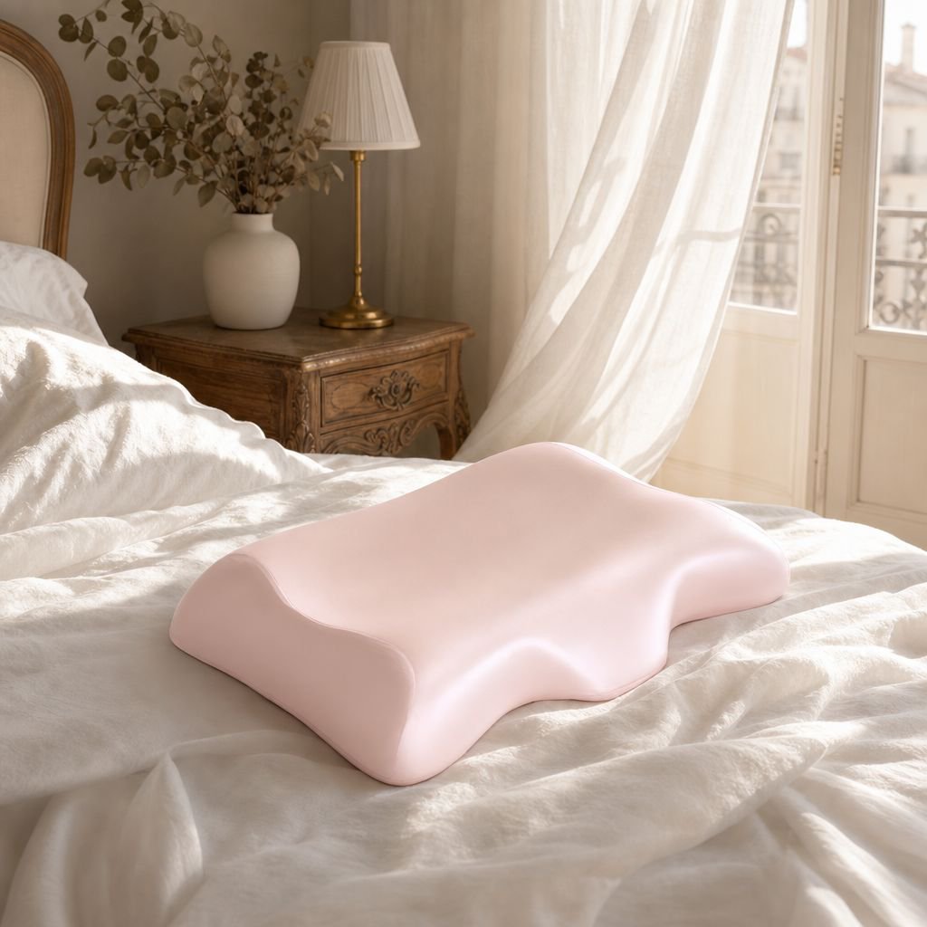 Oreiller zéro pression pour le cou, oreiller de beauté en mousse à mémoire de forme