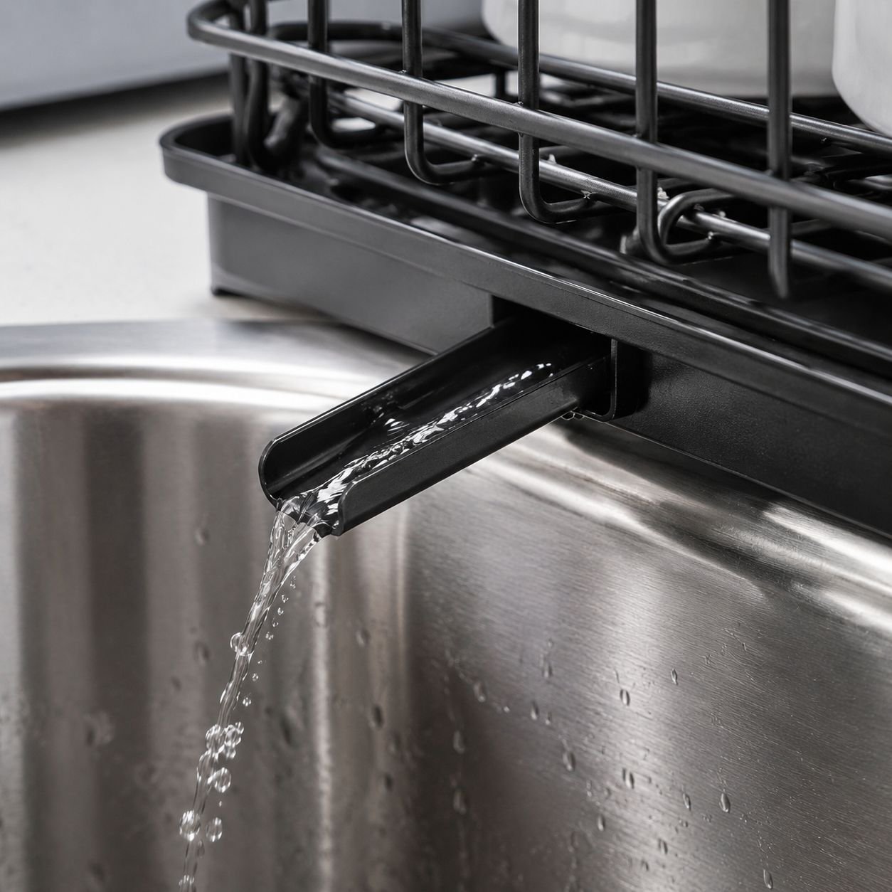 キッチン食器水切りラック 多機能水切りバスケット