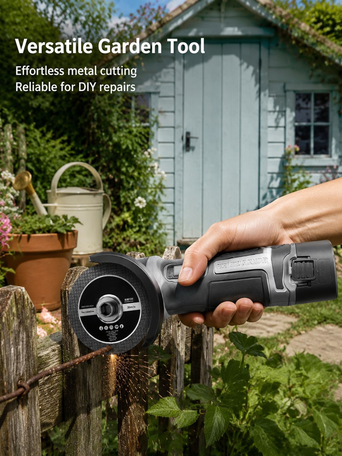 High performance angle grinder with safety guard