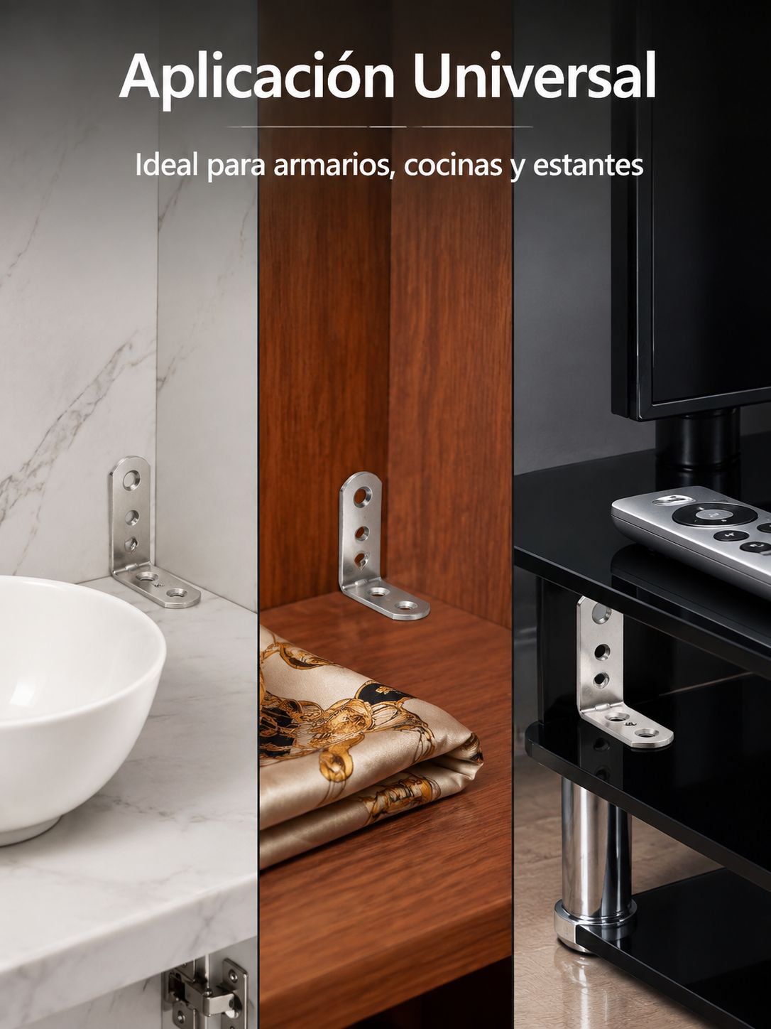 Herramienta robusta y confiable: soporte de acero inoxidable para distintas aplicaciones