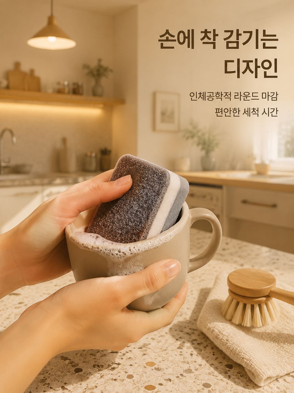 더블 두께 클렌징 스펀지 지우개
