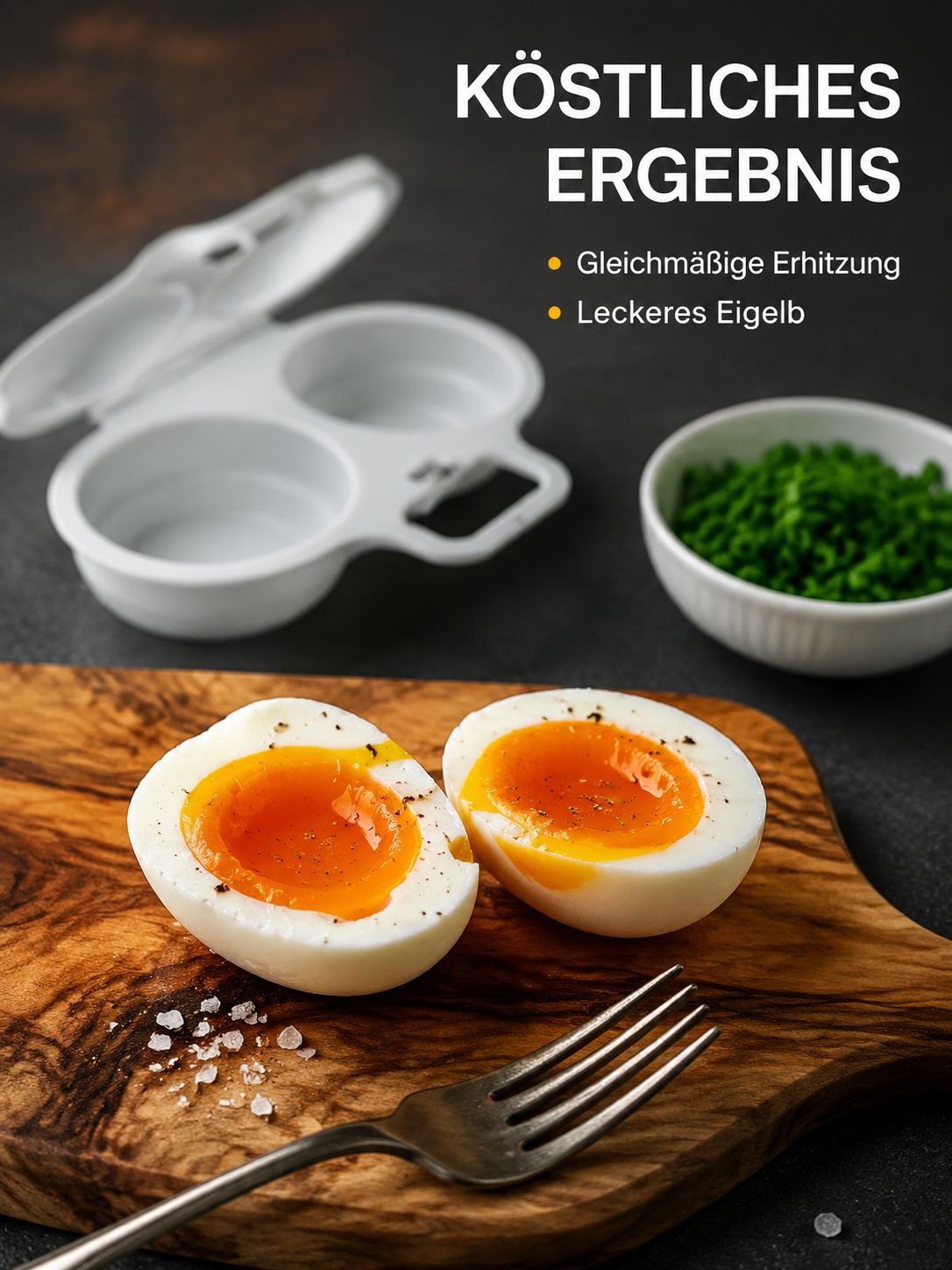 Mikrowellen-Eier-Dampfkasten