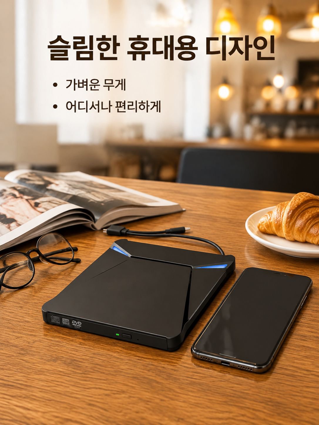 다기능 5인 1 외장 라이트 드라이브 레코딩기