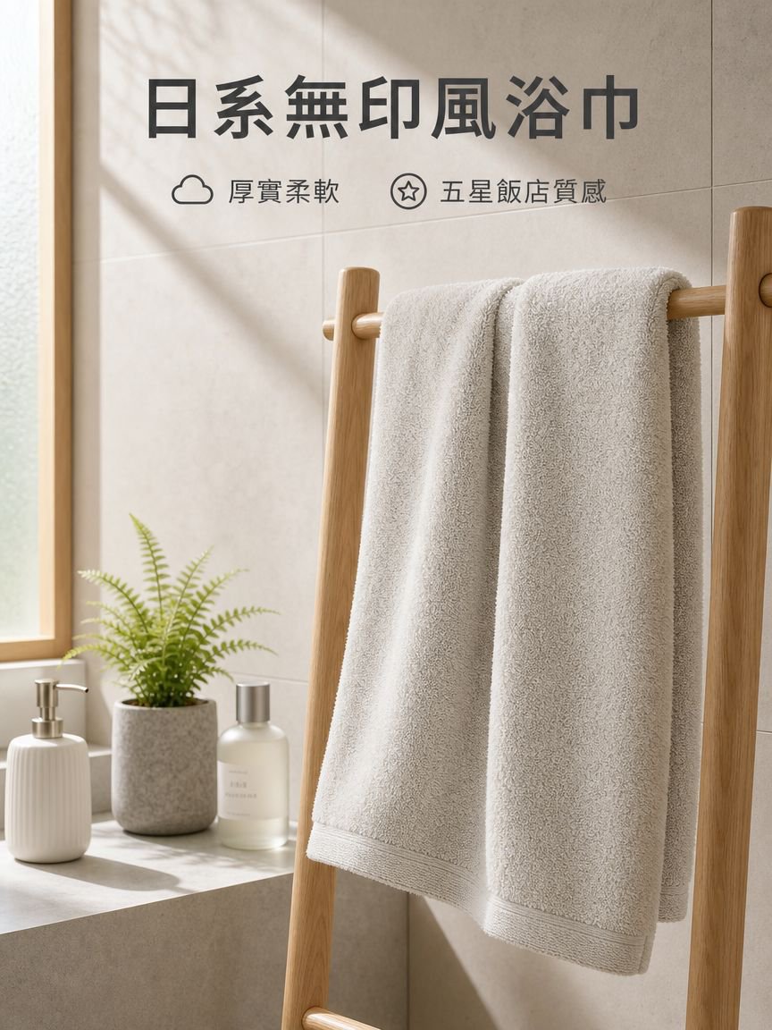 柔軟浴巾