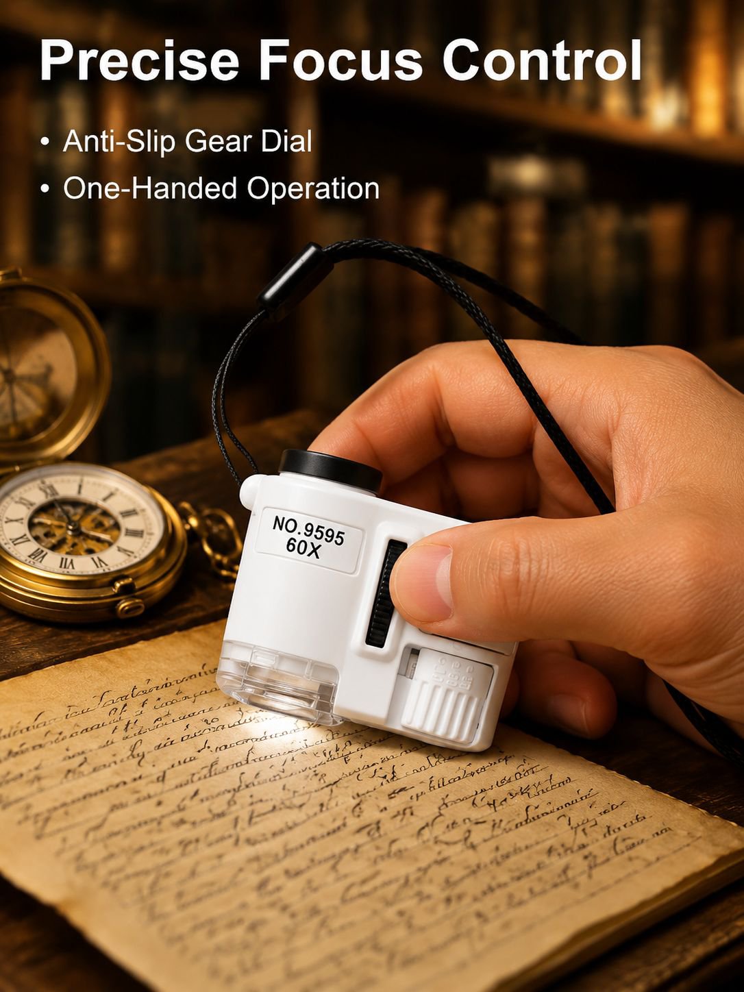 JMY - Portable Light 60x Magnifying Glass