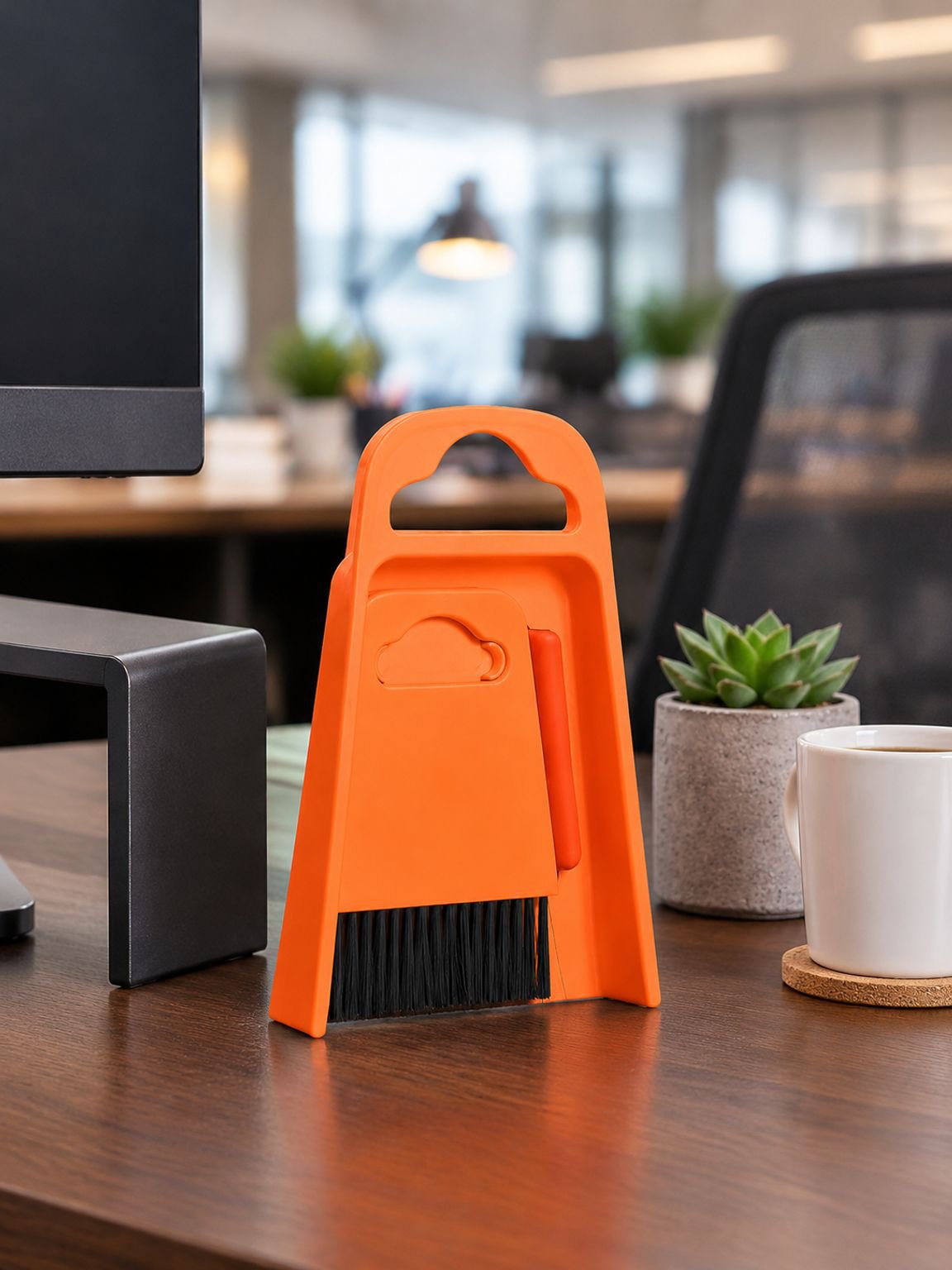 Mini Desktop Broom and Dustpan Set