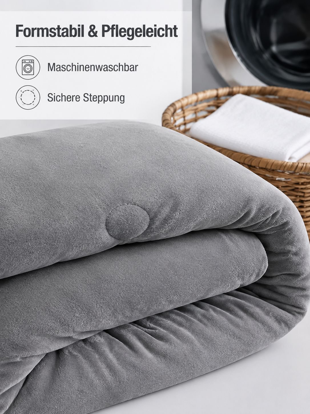 Verdickte Steppdecke aus Flanell