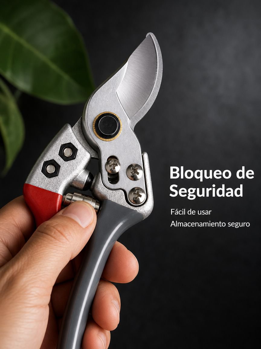 Tijeras multifuncionales de jardinería, ideales para podar ramas en el jardín