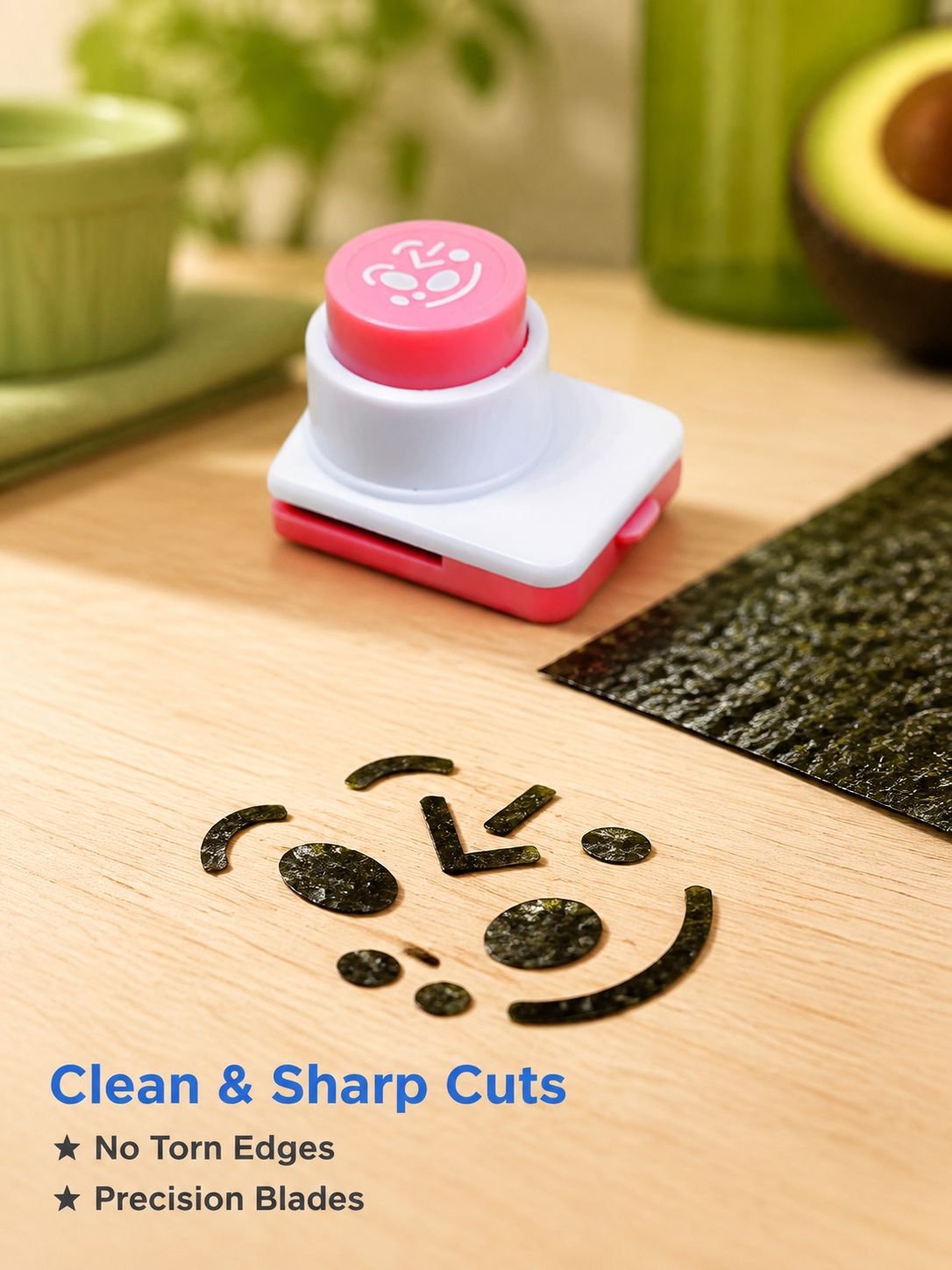 Seaweed Nori Face Expression Puncher