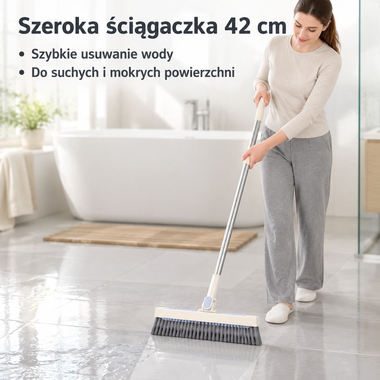 Nowy zestaw domowy: miotła i szufelka
