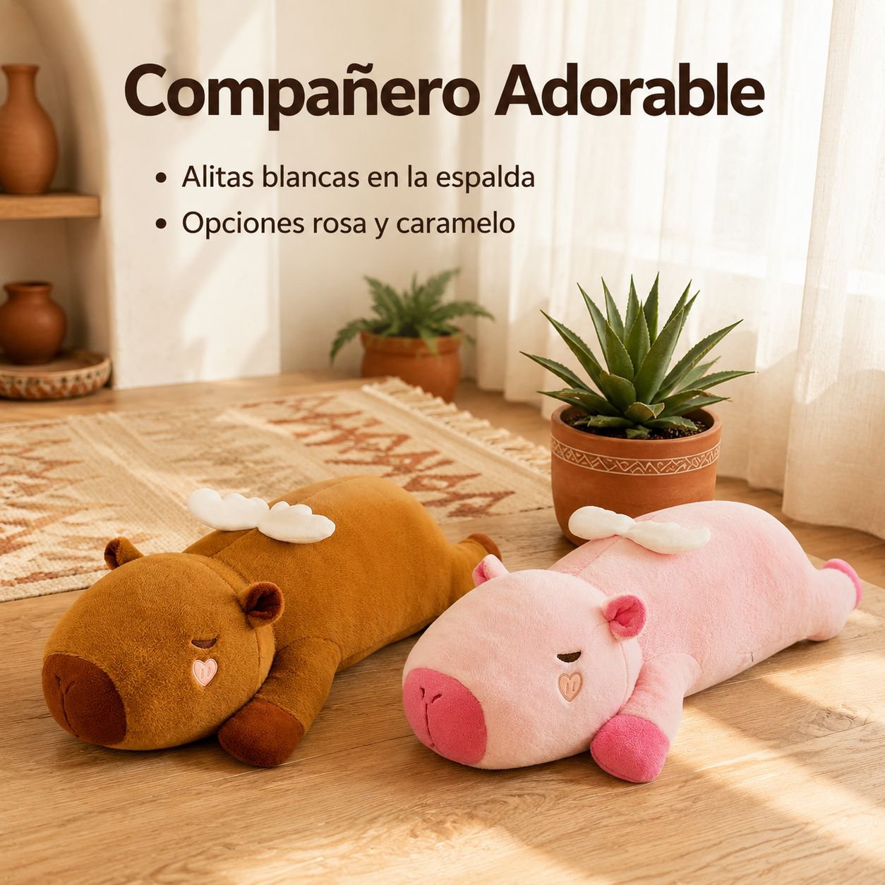 Muñeco de peluche multifuncional cojín