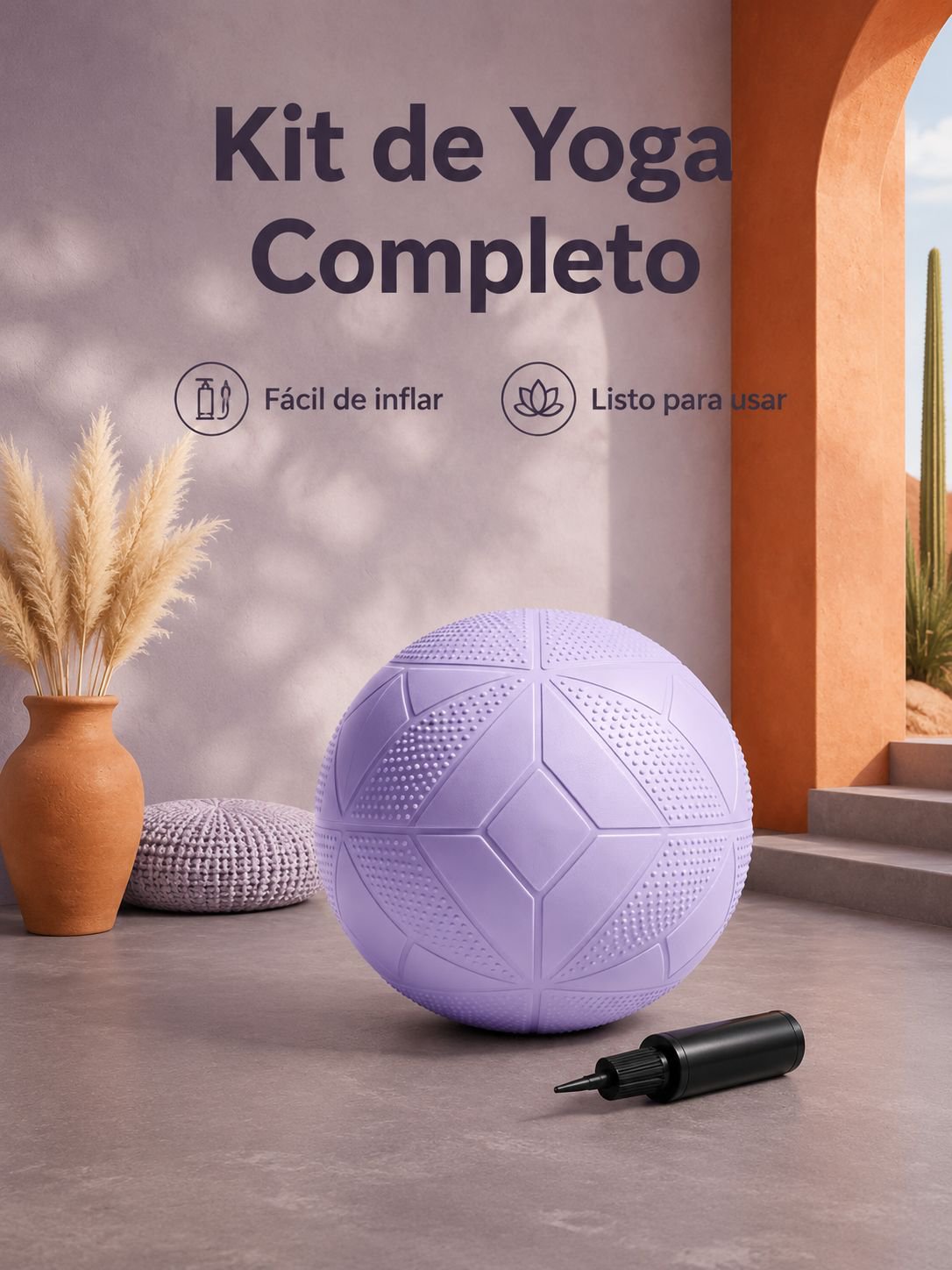 Pelota de yoga antiexplosión reforzada para modelar el cuerpo
