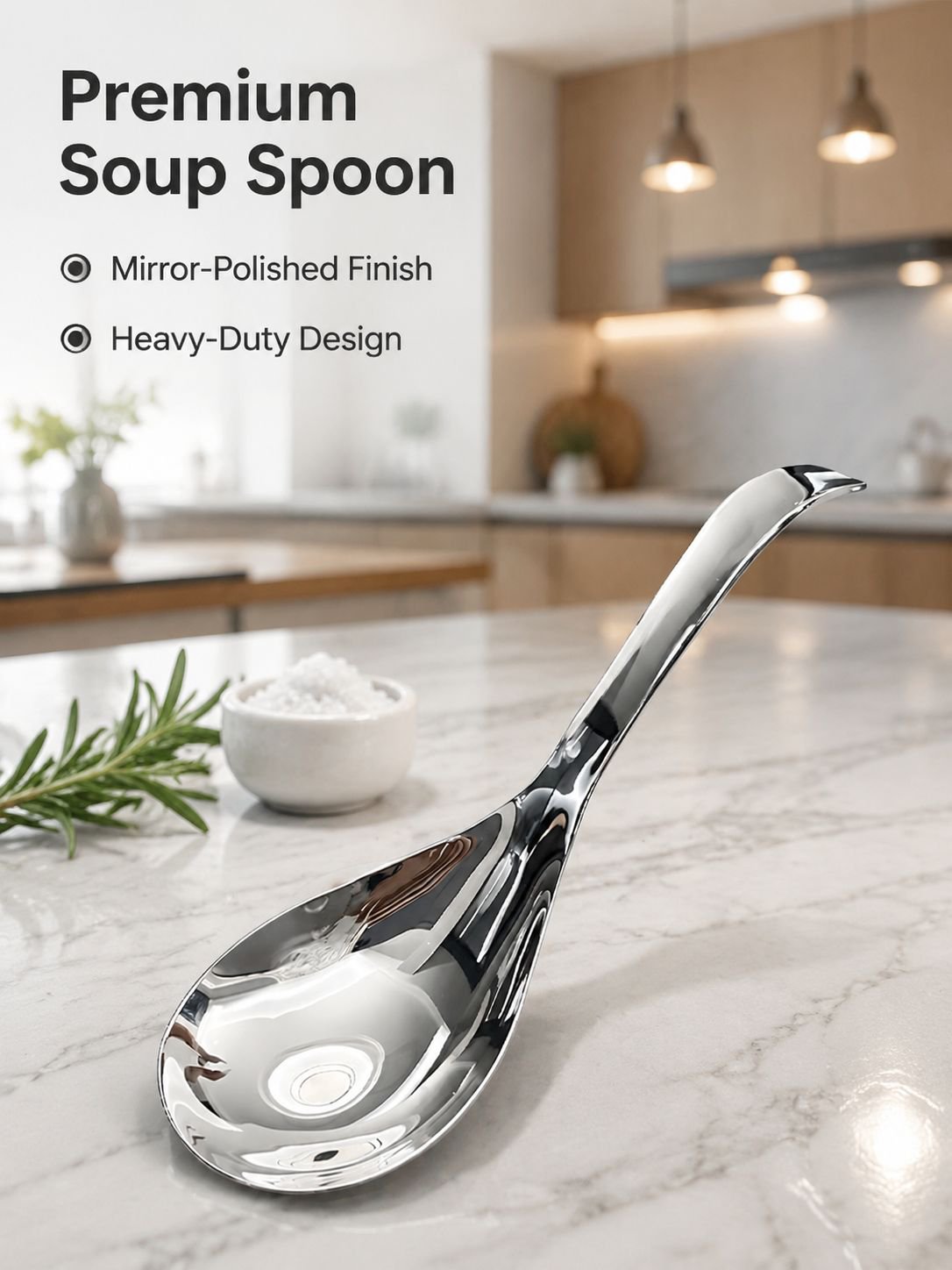 Extra Deep Large Soup Spoon