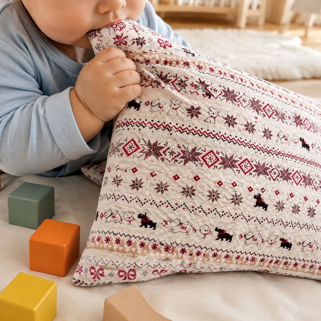 Category A Mother & Baby Extra Soft Double-Layer Gauze Washed Cotton Pillowcase (Pair Pack)