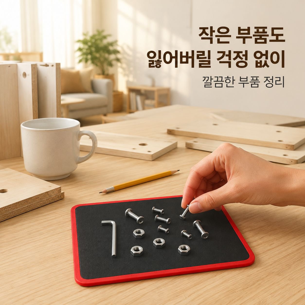 자석 공구 보관 매트