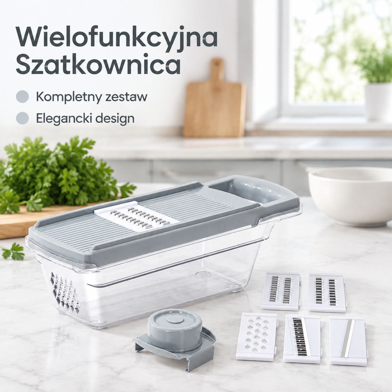 Domowa tarką kuchenna z osłoną dłoni