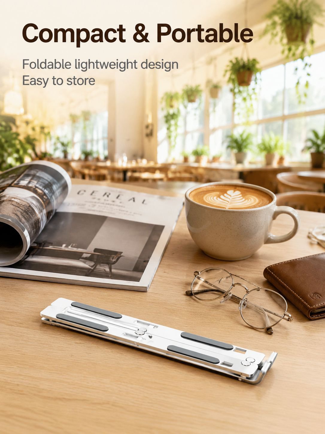 Multi-functional Foldable Desktop Cooling Bracket