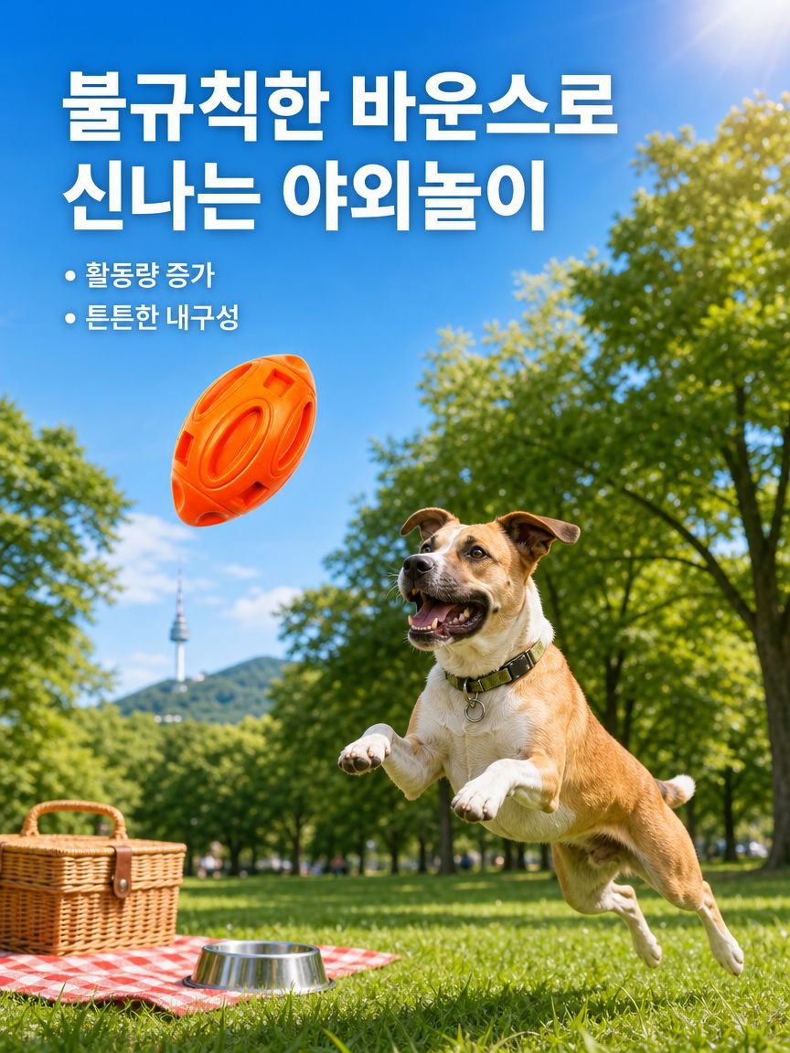 튼튼한 고무 소리나는 럭비공