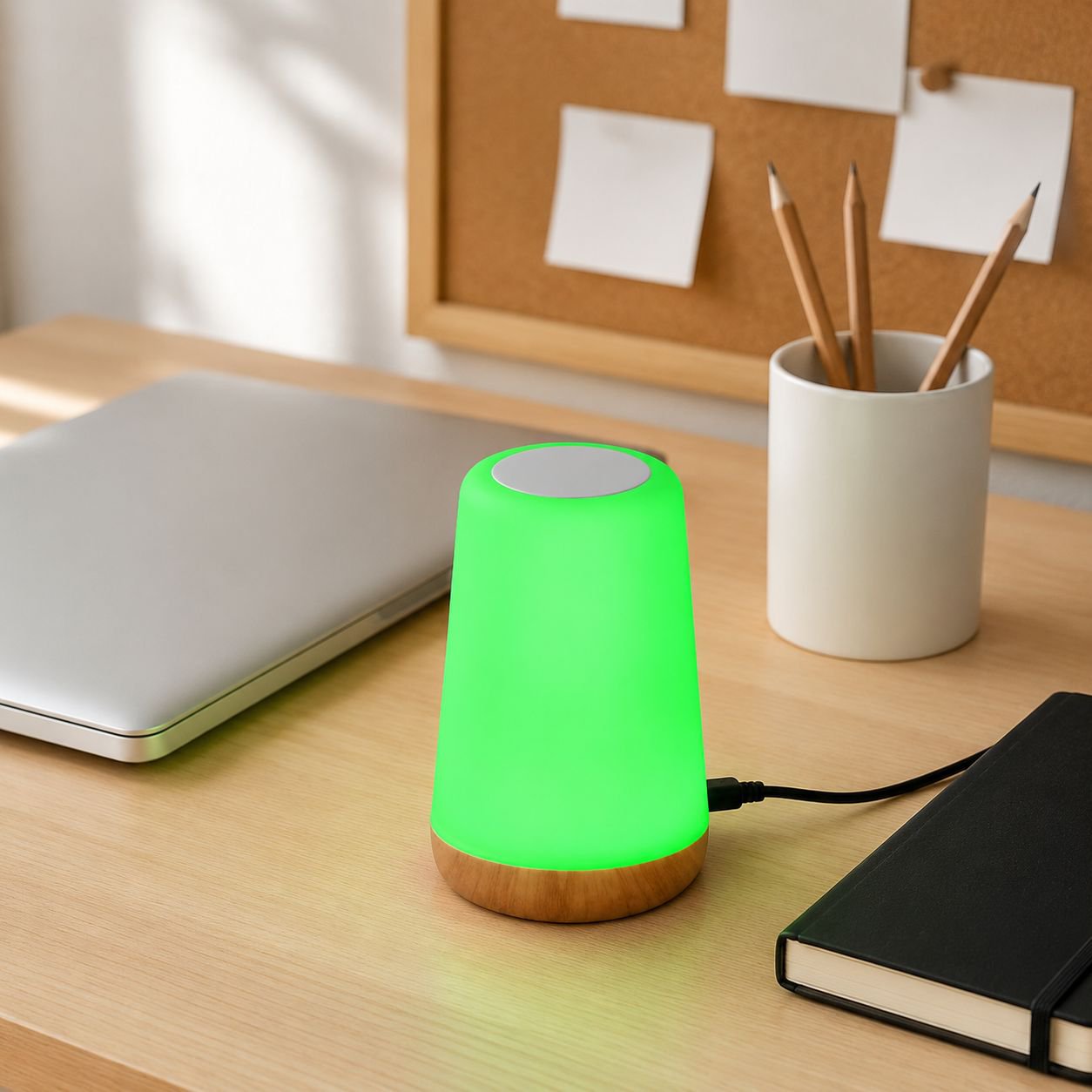 Soft touch control night light perfect for bedrooms