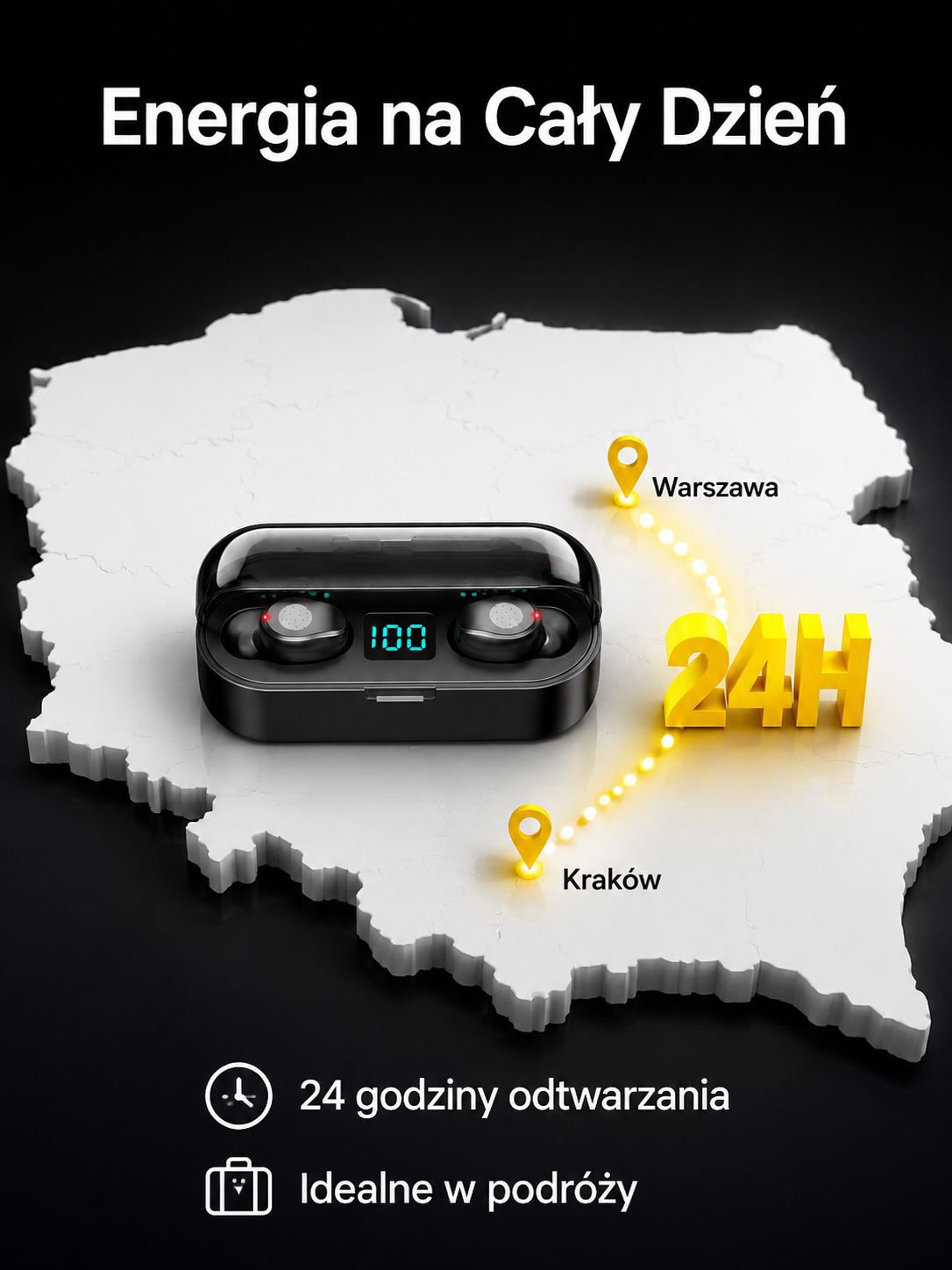 Słuchawki bluetooth idealne do pracy i podróży