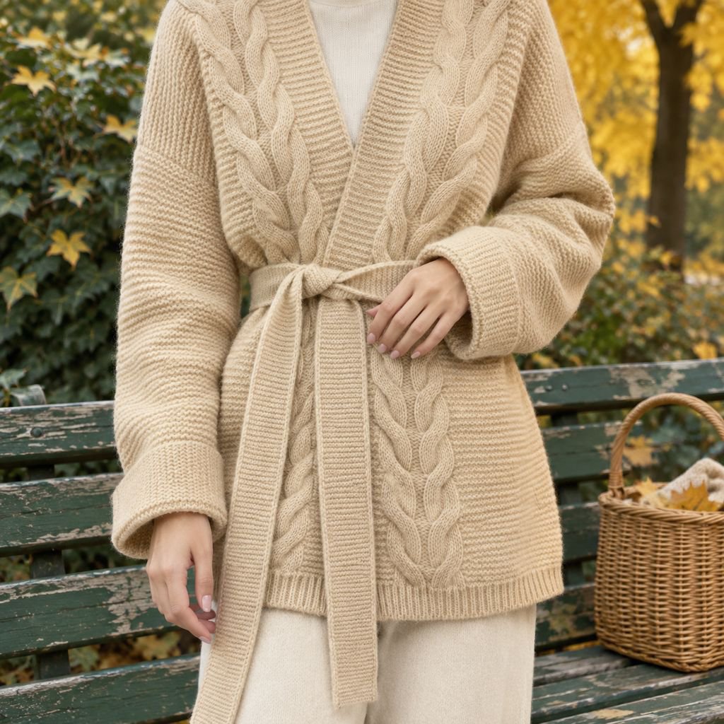 Simple Loose Sweater Cardigan