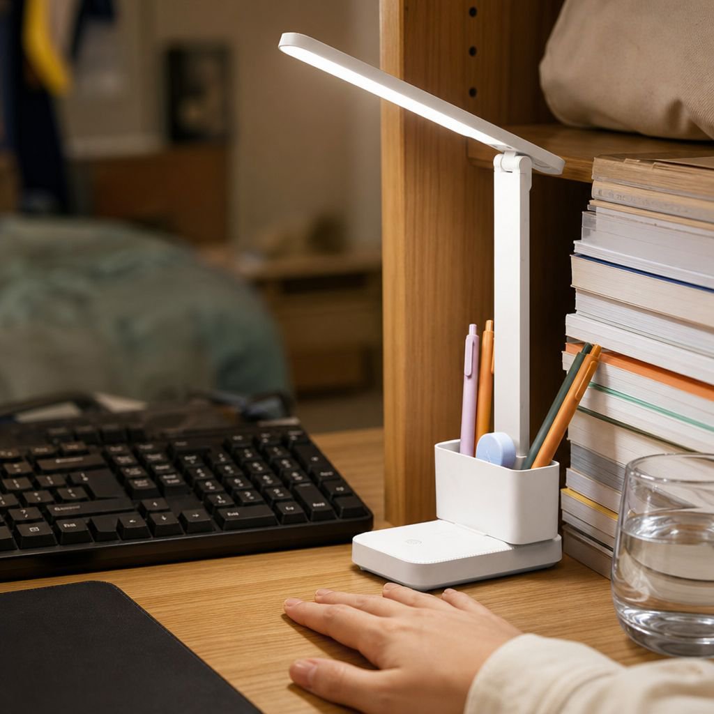Lámpara portátil para cabecera con luz regulable