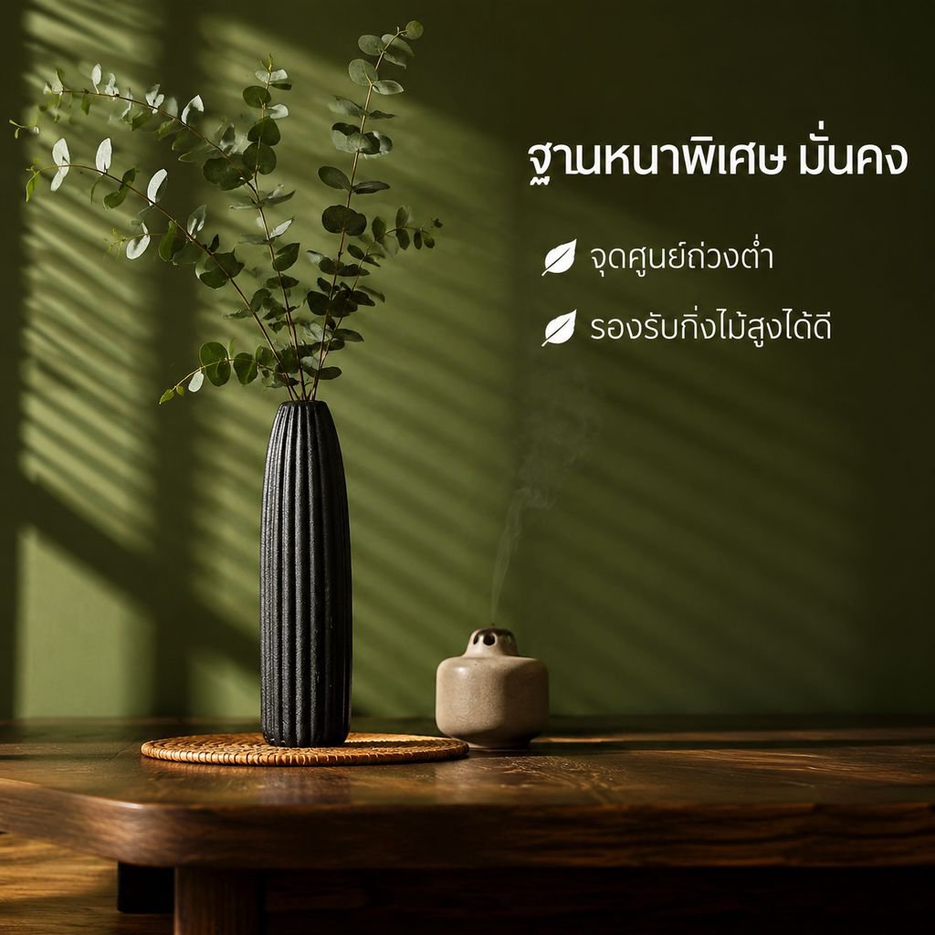 แจกันเซรามิกตกแต่งโต๊ะสุดหรู