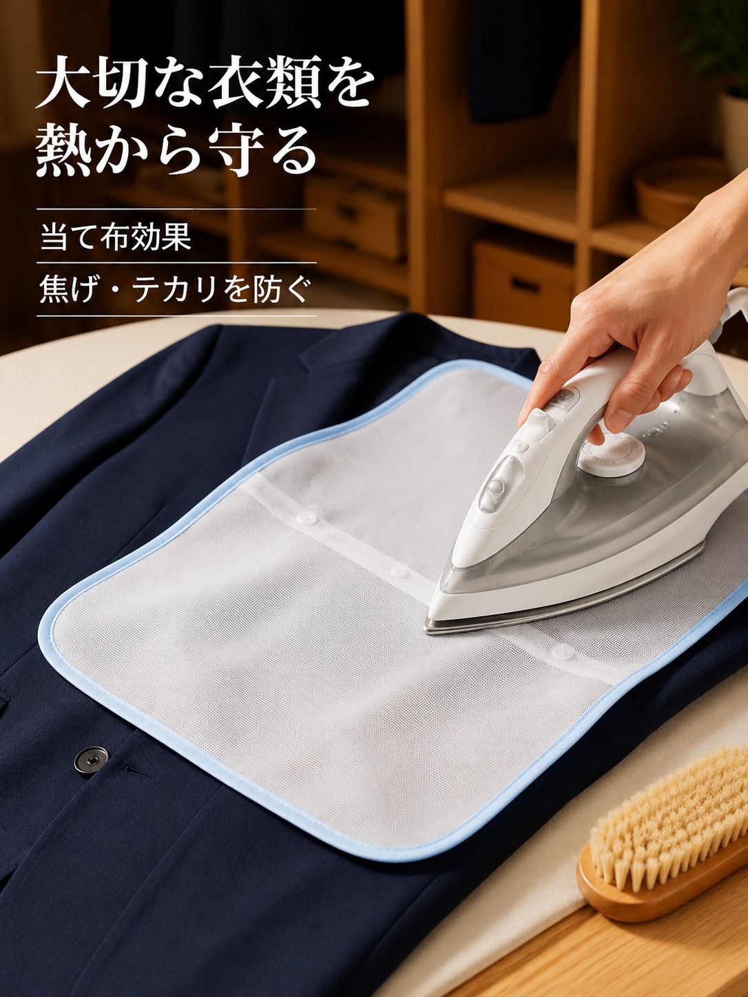 アイロン専用耐熱メッシュクロス 衣類保護 家庭アクセサリー