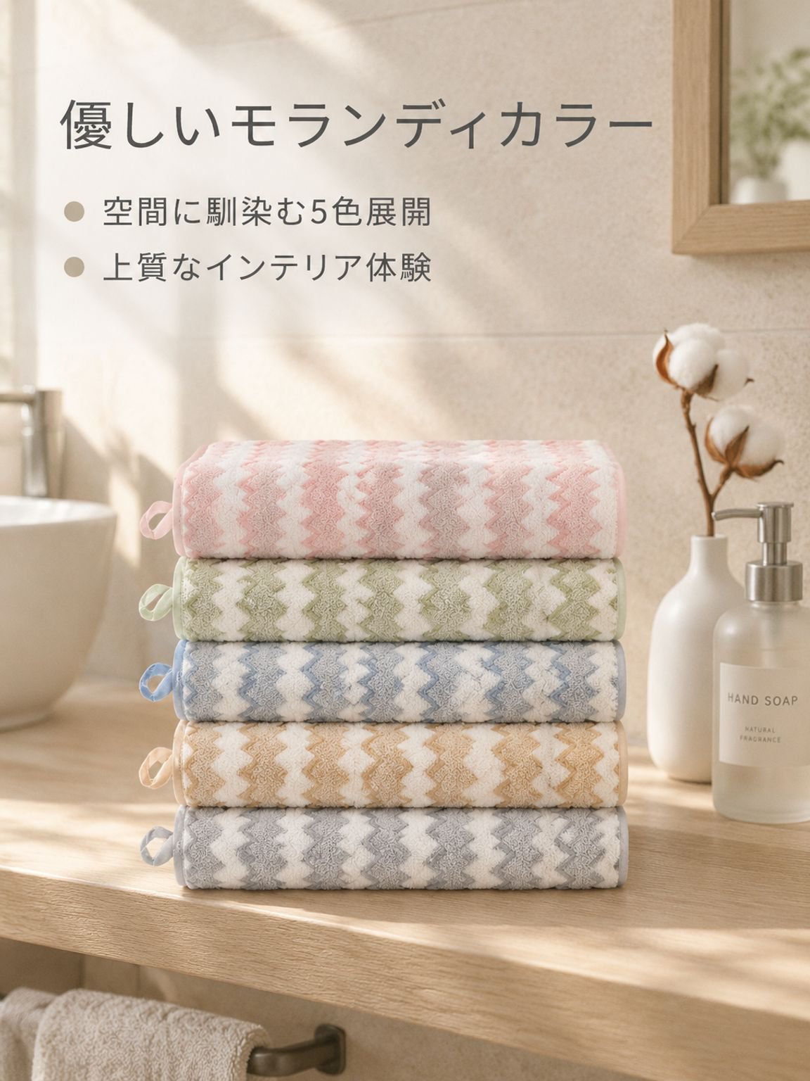 厚手コーラルフリース吸水タオル