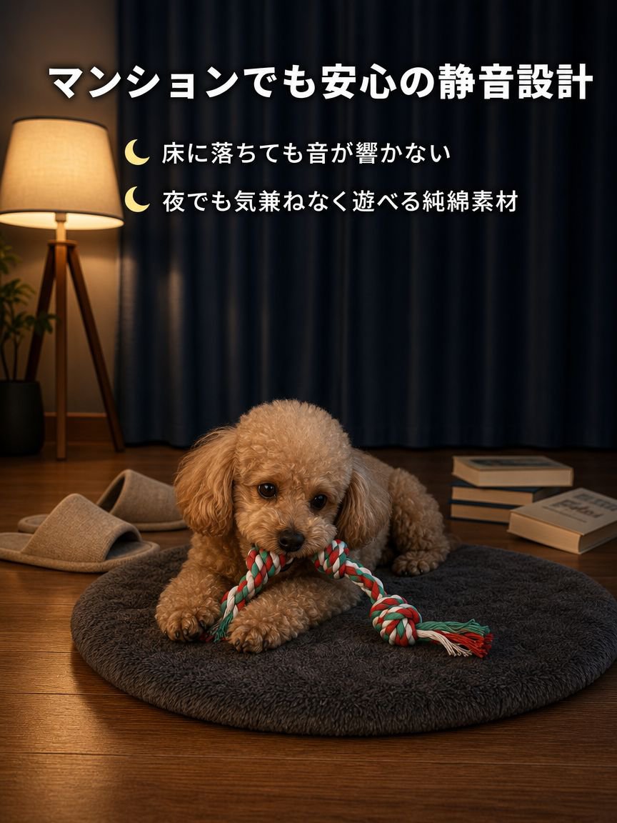 耐久犬用ロープおもちゃ