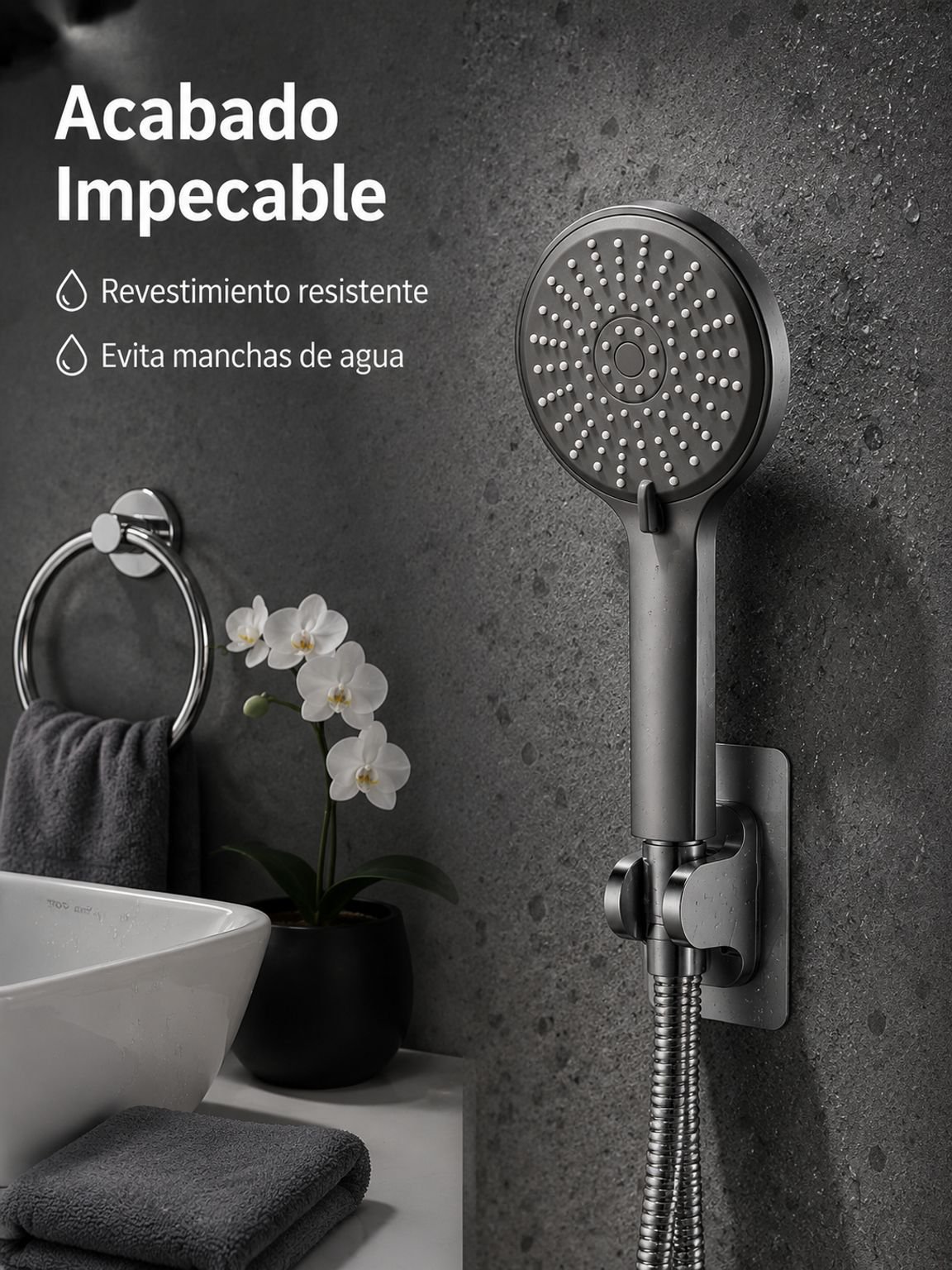 Ducha portátil y eficiente para uso diario