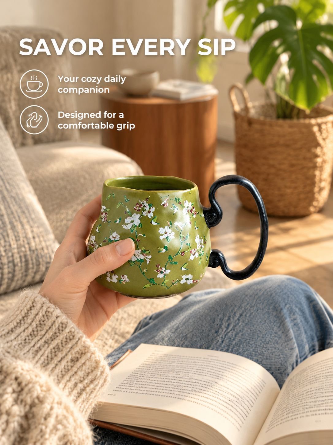 Creative Ceramic Mug with Timeless Vintage Style